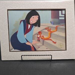 Disney Mulan Exclusive Commemorative Lithograph 1999